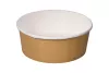 Pojemnik sałatkowy papierowy brązowo-biały 1300 ml śr. 184 mm