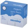 MAGNESY NICEDAY, 10MM, 10 SZTUK, BIAŁY