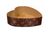 Foremka do pieczenia serce 300 ml 13x13,3x3,5 cm, papierowa, brązowa