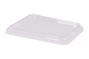 Pojemnik obiadowy 2-dzielny czarny PP 227x178x40 mm do zgrzewu