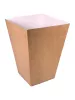 KUBEŁEK PAPIEROWY BIAŁO BRĄZOWY 4,3 L POPCORN/KURCZAK (100)