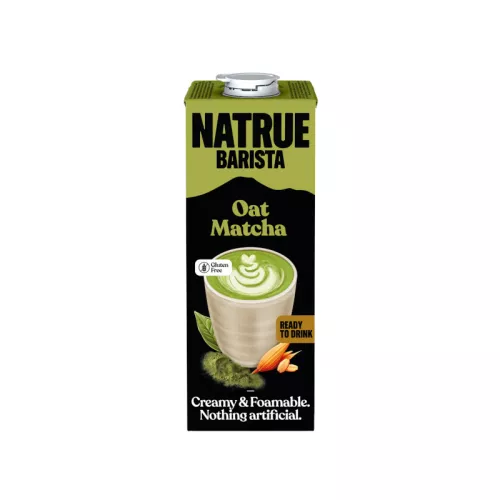 NATRUE Barista Oat Matcha Drink - naturalny napój owsiany z dodatkiem matcha