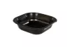 Pojemnik obiadowy NIEDZIELONY czarny 750ml, 180x180x45mm