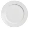 Talerz płaski 32cm HERKULES, płytki, porcelanowy, biały