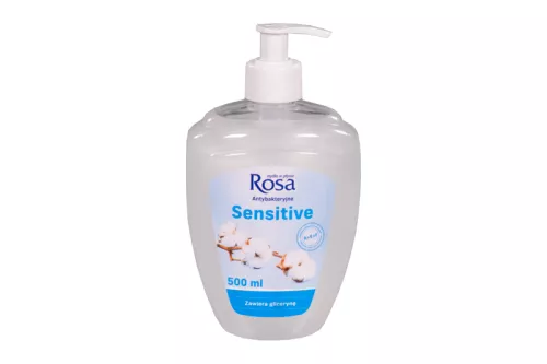 Mydło w płynie Rosa Sensitive antybakteryjne 0,5l