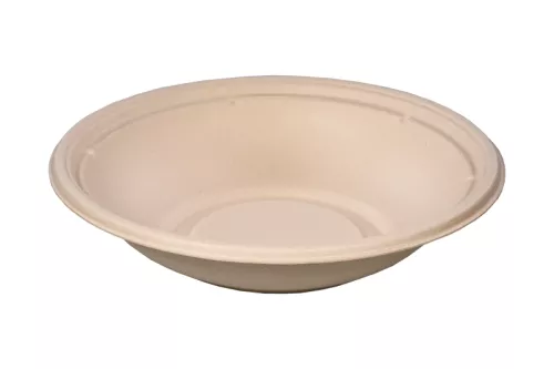 Miska 1000/1150 ml z pulpy z trzciny cukrowej kraft  śr.230 mm