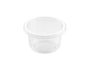 Pokrywka do pojemniczka do dressingu 110ml 161088 śr. 80mm przezroczysta APET (Duni 161089)