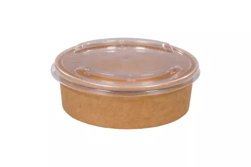 Wieczko PP do poj. sałatkowego kraft 500/750/1000 ml śr. 149 mm