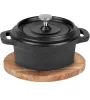 Garnek żeliwny 222ml O10 cm