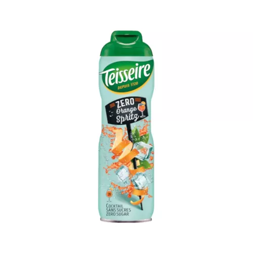 Syrop ORANGE SPRITZ BEZ CUKRU Teisseire 0,6L bidon stalowy