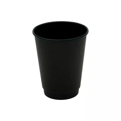 Kubek papierowy 100% czarny 300 ml/ 12 oz śr. 90 mm, 2-warstwowy BLACK