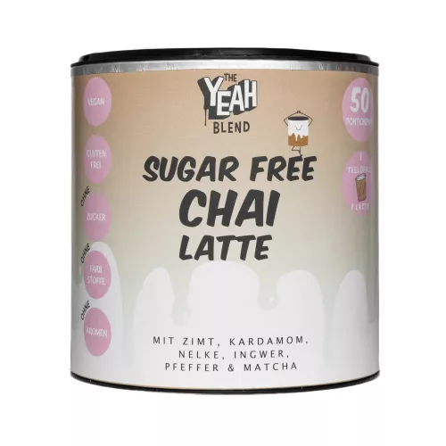 Sugar Free Chai Latte powder 250g - baza latte - The Yeah Blend