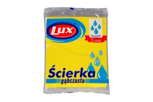 Ścierki gąbczaste LUX żółte