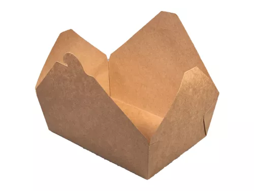 Opakowanie kartonowe Kraft L 216x157x65 mm (1850/2100 ml) foliowane PE