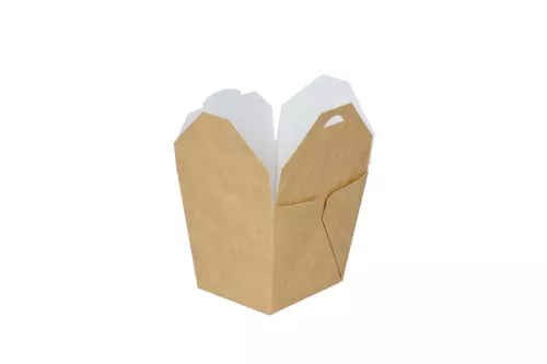 Kwadratowe pudełko do kuchni orientalnej 450ml.