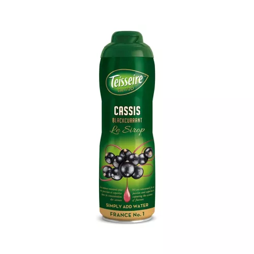Syrop CZARNA PORZECZKA Teisseire 0,6L bidon stalowy