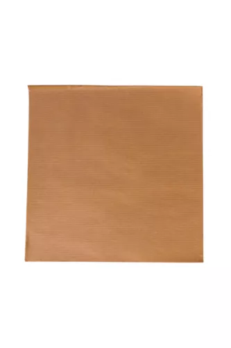Arkusze papierowe 25x25 cm brązowe prążkowane eco/kraft 50g niepowlekane