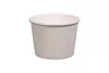 Pojemnik papierowy na lody 16oz/400ml ICE CREAM biały