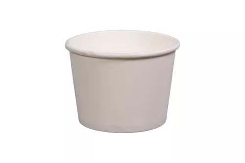 Pojemnik papierowy na lody 16oz/400ml ICE CREAM biały