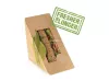 Trójkątne pudełko na kanapki Ecoco do zgrzewu 75x123mm