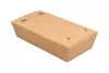 Pudełko papierowe FOOD BOX mały 1000ml, klejone z wentylacją 200x100x50 mm