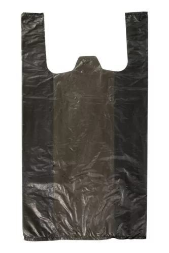 Reklamówka zrywka / Torba foliowa czarna 28x50cm 12my
