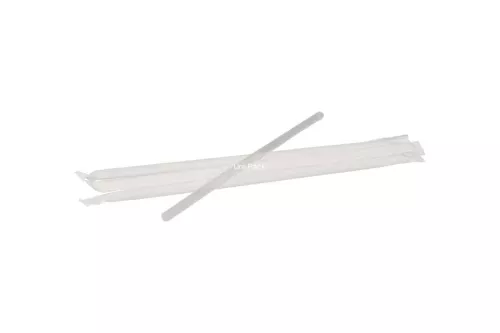 SŁOMKA PROSTA W PAPIERKU BEZBARWNA ŚR. 6MM, DŁ. 210MM (500) (6000)