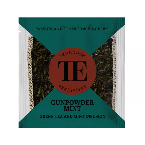 Herbata Gunpowder Mint 3,5g Teahouse Exclusives Luxury Tea Bag (opak. 100 szt. po 3,5g)
