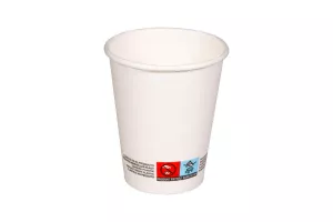 Wieczko białe śr. 80 mm do kubków papierowych 200/250 ml