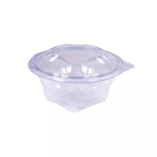 Pucharek okrągły 500ml UFO z wieczkiem na zawiasie
