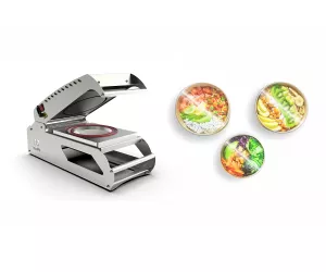 Pojemnik sałatkowy papierowy kraft 1100 ml śr. 184 mm