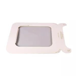 Pojemnik 1-komorowy z pulpy trzcinowej seria V4, 22oz/650ml 195x180x43mm, kompostowalny