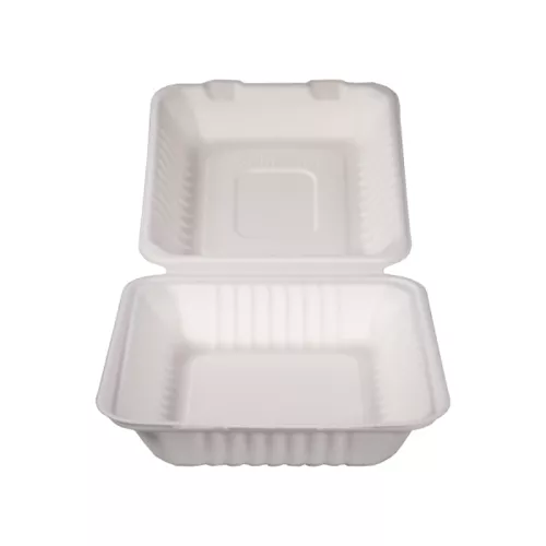 Menubox niedzielony z pulpy trzcinowej 220x200x75 mm