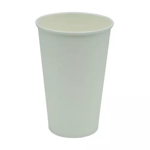 Kubek papierowy Plastic FREE 400ml śr.90mm, biały, bez SUP