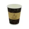 Kubek papierowy Plastic FREE 300ml śr.90mm, 'filiżanka', bez SUP