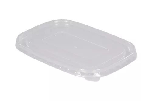 Wieczko PP do pojemnika sałatkowego prostokątnego kraft 500-1000 ml