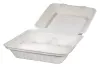 Menubox 3-dzielny z trzciny cukrowej 230x230x75 mm