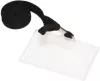 HOLDER DO IDENTYFIKATORÓW Z CZARNĄ TAŚMĄ 8MM, 92X59MM, PRZEZROCZYSTY