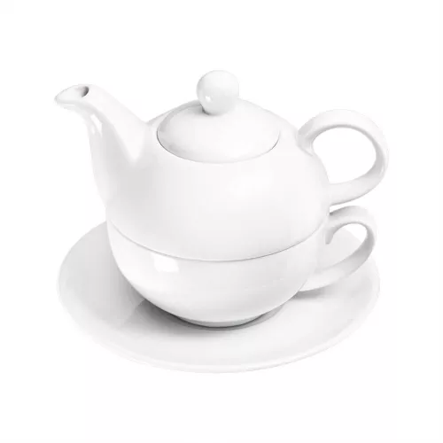 Czajniczek z filiżanką i spodkiem 350+350ml, ISABELL