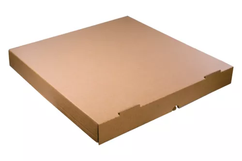 Pudełko kartonowe do pizzy 41x41x4 cm brązowe