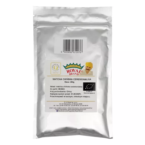 Matcha 100% Ceremonialna Chińska BIO 250 g