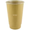 Kubek papierowy 2-warstwowy powlekany PLA 400ml śr. 90 mm