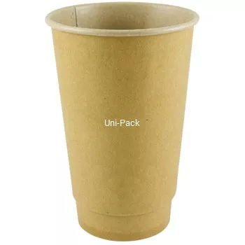 Kubek papierowy 2-warstwowy powlekany PLA 400ml śr. 90 mm