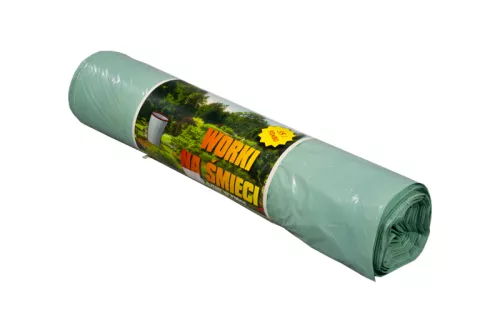 Worek na śmieci Super Mocny 35l zielony