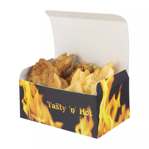 Tekturowe pudełko Tasty 'n' Hot średnie 178x106x70mm
