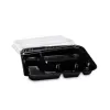 Opakowanie na sushi / lunch box, 5-komorowe 238x191x36+20 mm (HPJ8305) komplet