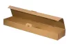 Pudełko na zapiekankę 50x11x5 cm brązowe zamykane , karton 3-warstwowy