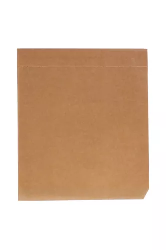 Koperta papierowa kebab/hamburger brązowa kraft foliowana PE 19×17 cm