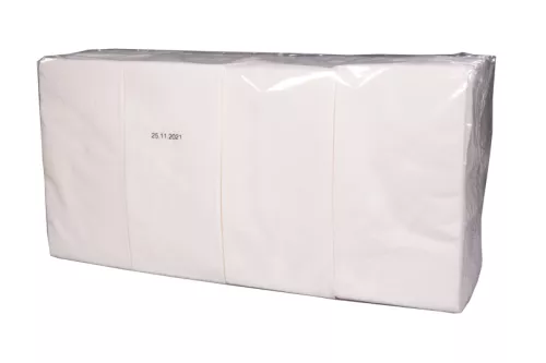 Serwetka biała 2w 33x33cm w składce 1/8