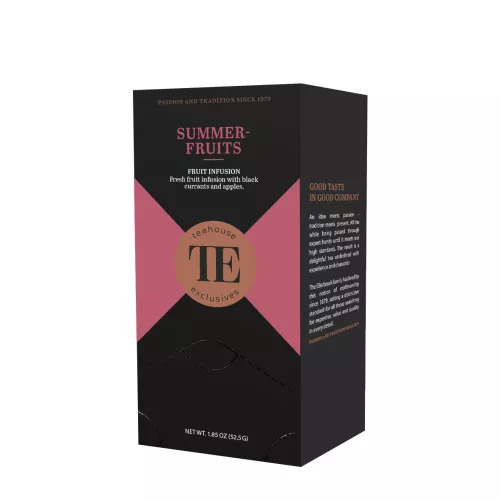 Herbata Teahouse Exclusives Summerfruits 1,75g Gourmet Tea Bag (opak. 20 szt. po 1,75g.)